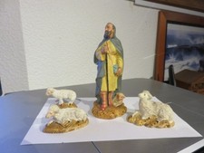 Ancien santon Devineau "berger et ces moutons"