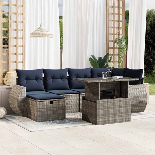Salon jardin avec coussins - avec,