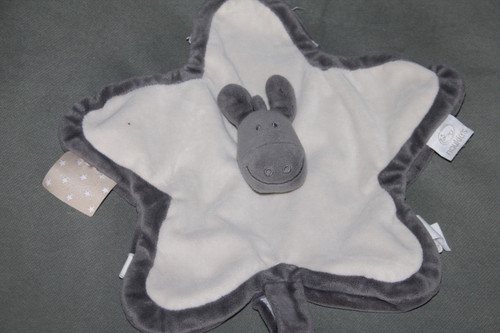 Doudou noukies ane plat gris - doudou,