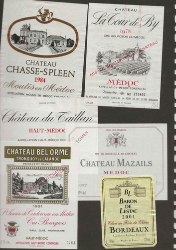 Etiquettes vin médoc château - etiquettes, médoc-château
