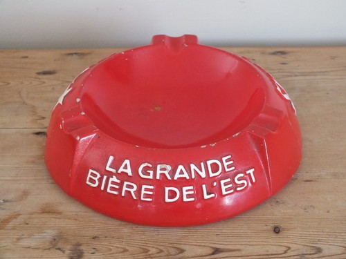 Cendrier publicitaire bière - +,