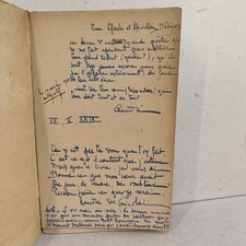 RARE ENVOI de André de NICOLAÏ - Poésies de Stéphane MALLARMÉ 1926