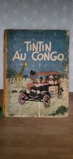 BD TINTIN AU CONGO - DOS JAUNE