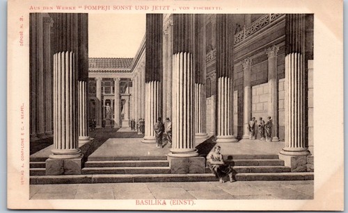 Italie pompei carte postale - pompei,