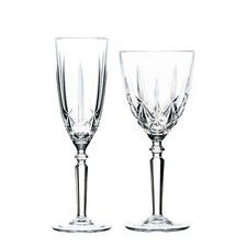 RCR Crystal 12 pièces Orchestre Stemware Set Cut Glass Veres Champagne Verres