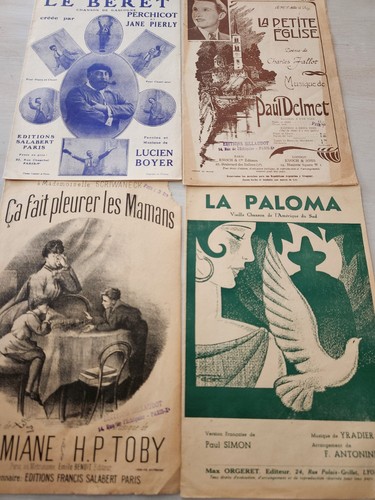 Anciennes partitions petit - ,