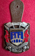 insigne de pompiers,pucelle,Sapeurs pompiers de Villeneuve sur Lot (45i)