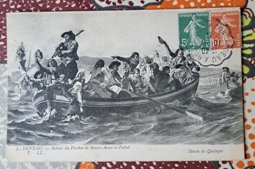 Cpa retour pardon de - du,