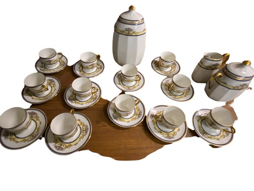 Ancien service café tasse - service,
