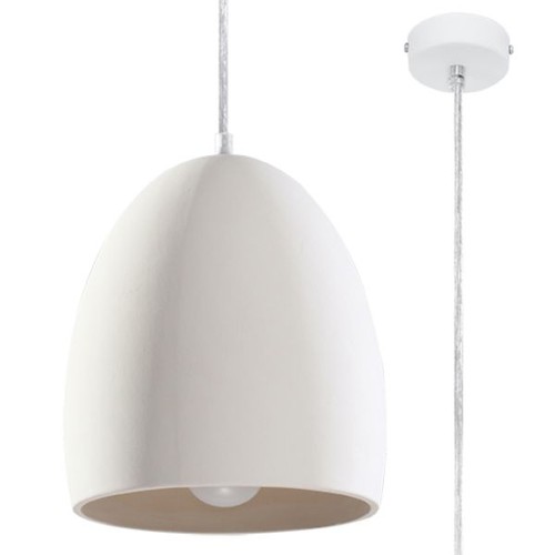 Suspension céramique blanc - suspension,