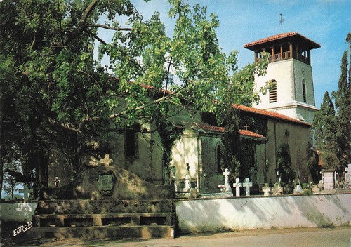 Arcangues eglise et le - l,