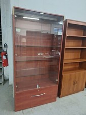 vitrine haute x6 100/36/200 fermé avec grand tiroir rangement