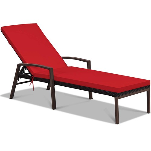 Tangkula patio rattan lounge - patio,