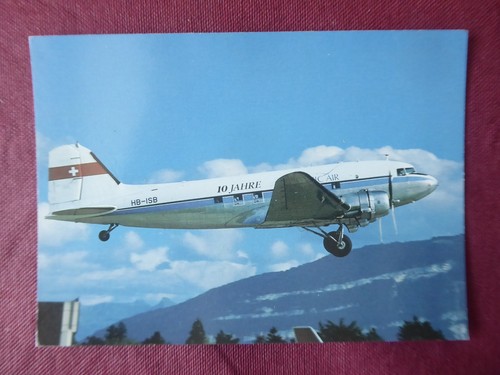 Carte postale aviation air - carte,