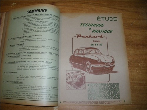 Revue technique panhard - panhard, dyna