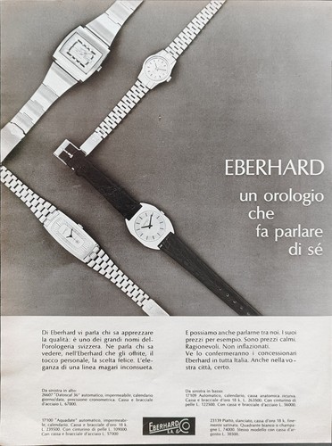 Eberhard publicité 1972 - publicité,