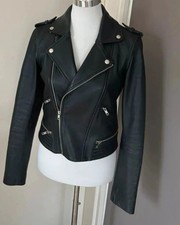 Maje Veste Perfecto en Cuir