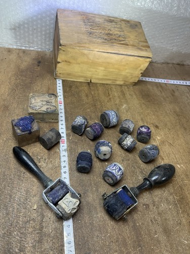 Lot pièces ancien tampon - 15,