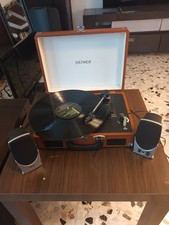 Tourne disque denver avec enceintes incluses