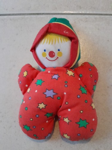Doudou grelot clown corolle - doudou,