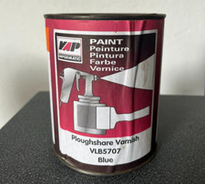 POT DE PEINTURE TRACTEUR CHARRUE VERNIS BLEU - PRIX REDUIT VIEUX STOCK