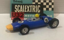 Slot Car Scalextric C-72 Brm P48 Formula Junior #9 G.Hill Bleu Morro Jaune