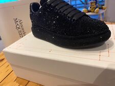 chaussures homme 42 Alexander Mc Queen black diamanté 