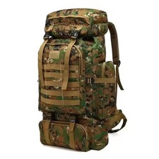 Grand Sac à dos 80L Militaire Tactique Randonnée Camping Trekking Chasse