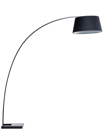Lampadaire courbe abat jour - lampadaire, à