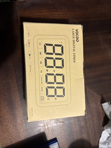 Vocoo large digital timer - vocoo,