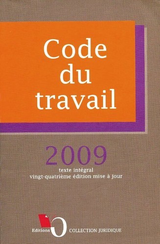Code travail 2009 - code,
