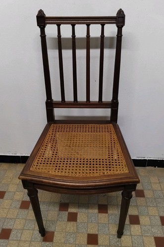 Ancienne chaise style louis - ancienne,