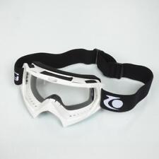 Lunette masque pour moto quad supermotard enduro cross Trendy MTC01 blanc écran