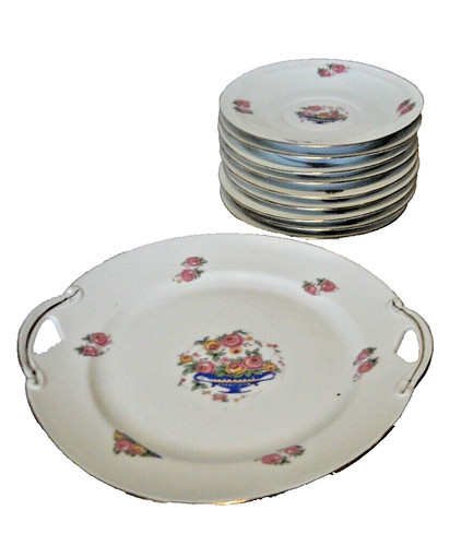 Ancien service dessert - ancien,