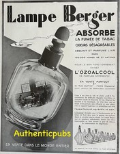 PUBLICITE LAMPE BERGER BRULE