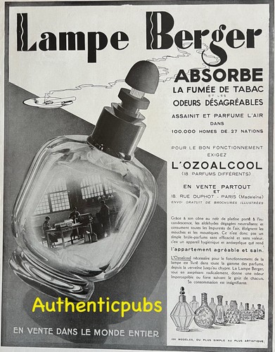 Publicite lampe berger brule - publicite,