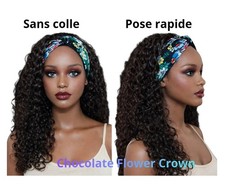 Perruque femme curly noire - noire, 24"