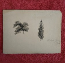 Saint Cyr Girier (1837-1911) - Dessin ancien au lavis 