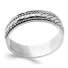 BAGUE Femme en ARGENT 925 vieilli - TAILLE 50 DISPONIBLE