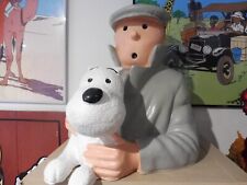 ANCIEN BUSTE  TINTIN  BEIGE