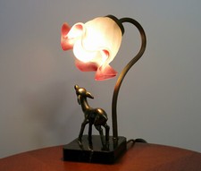 LAMPE BAMBI, lampe faon, bambi, lampe ancienne, 1980, enfant, lampe bambi .