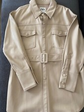 ZARA Veste en cuir