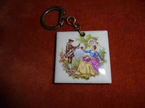 Porte clés porcelaine - porte-clés, limoges
