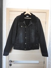 BLOUSON EN JEAN NOIR marque