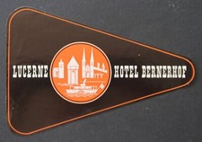 Ancienne étiquette HOTEL