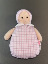 Doudou lutin poupée carreaux