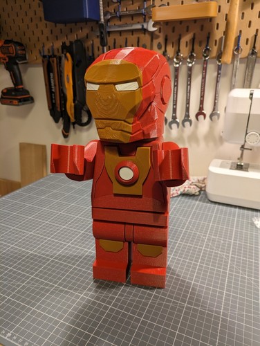 Lego géant iron man - géant,
