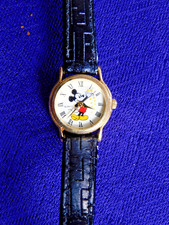 Montre Mickey  Mode Quartz Disney Cartoon Cuir Fille Enfant Femme fonctionne