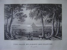 Engraving view taken Jardin