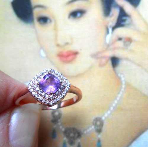 Belle bague pompadour ancienne - bague,